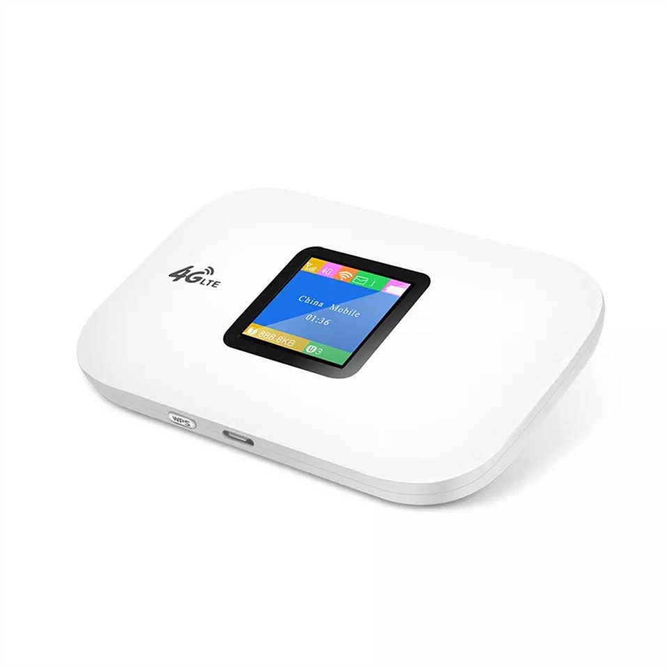 Layar LCD 4G LTE Hotspot Seluler Router